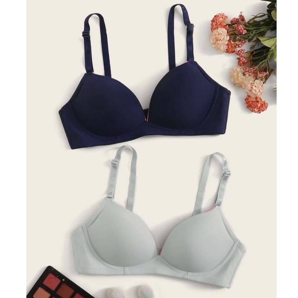 Adjustable strap bra 2 pack